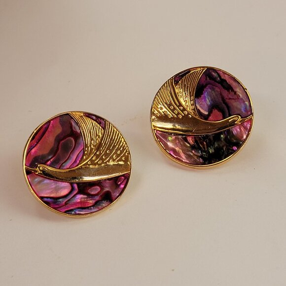 Signed Duri Mother of Pearl and Goldtone Geese in Flight - Picture 5 of 11